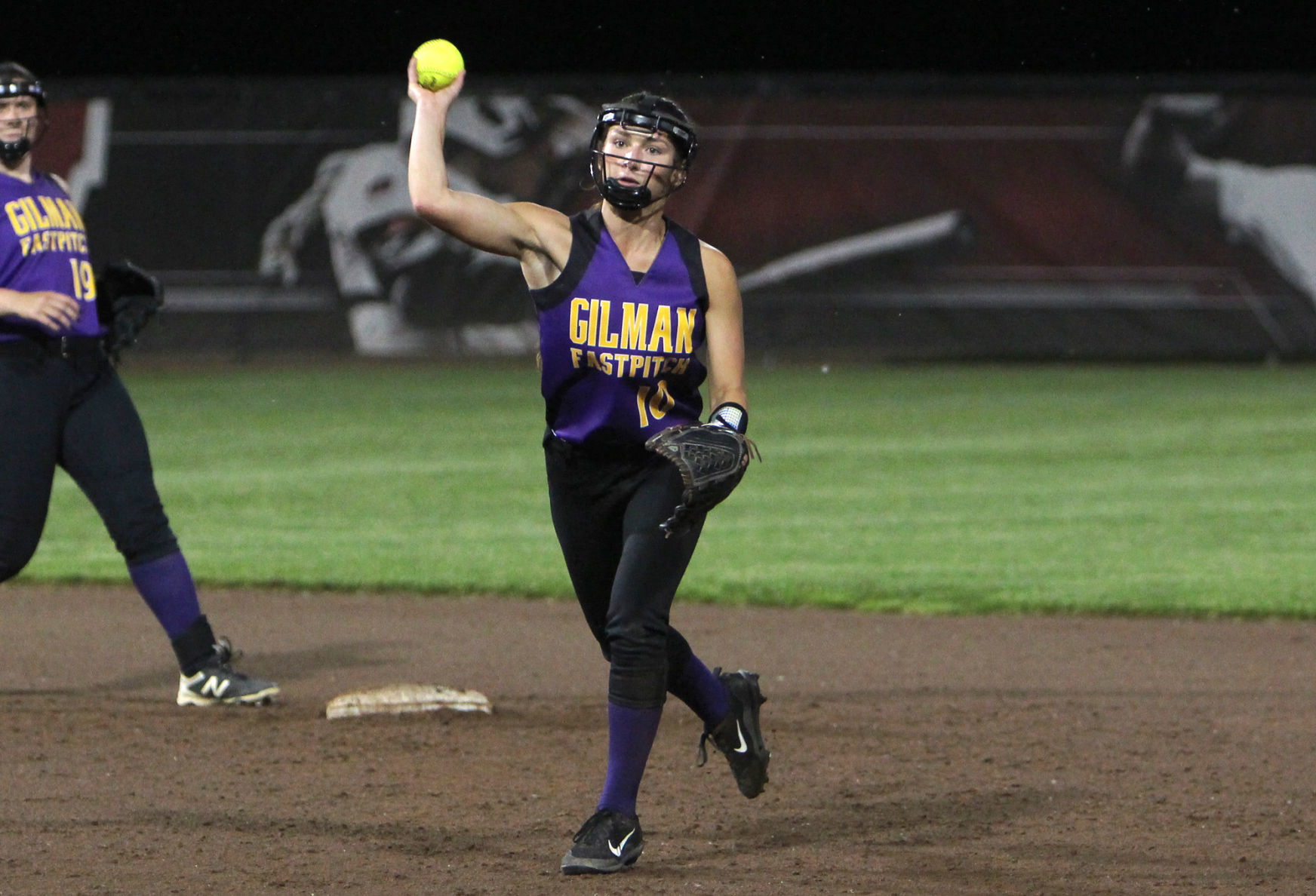 Gilman vs Blair-Taylor softball at Division 5 state semifinals 6-6-19